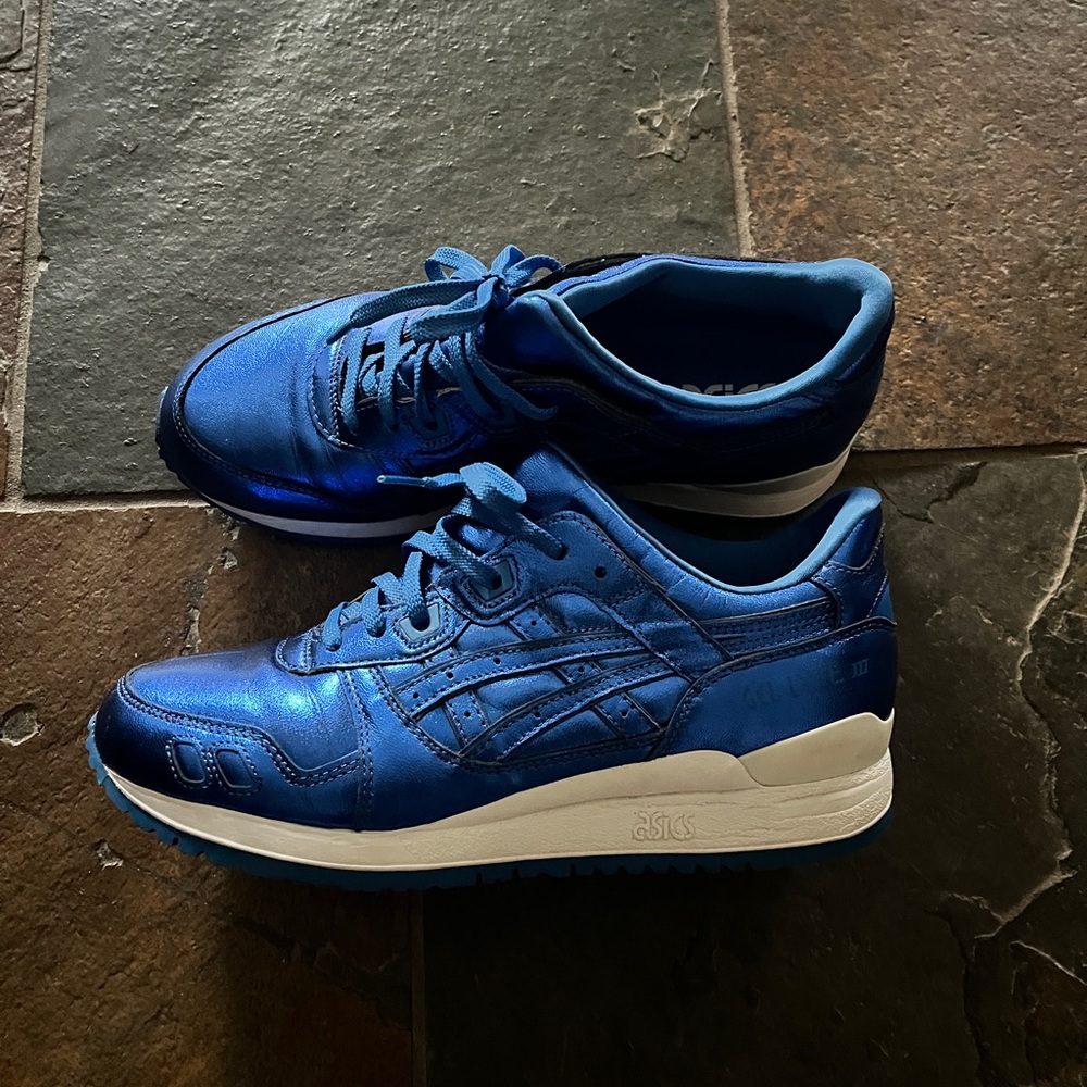 Asics Metallic Blue Gel-Lyte III